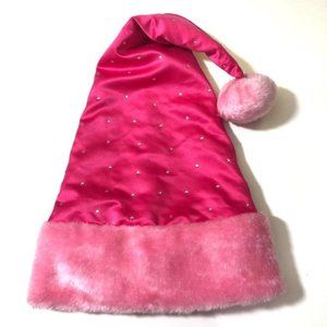 VS Sexy Little Things Santa Christmas Hat Fur Pink Bling Holiday